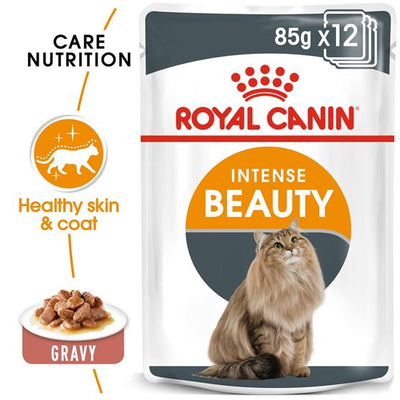 Royal Canin Intense Beauty in Gravy (12/pack)