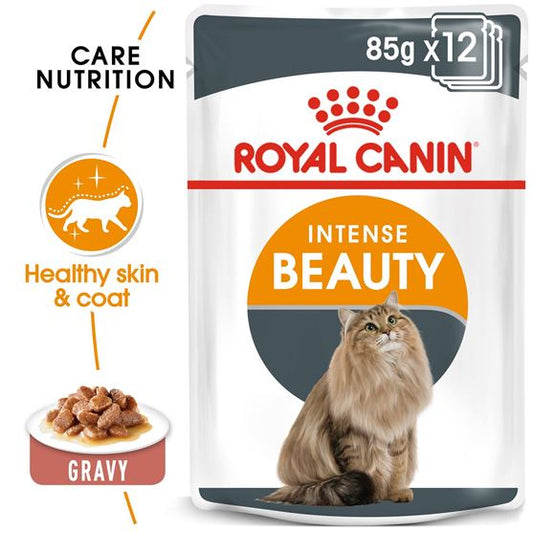 Royal Canin Intense Beauty in Gravy (12/pack)