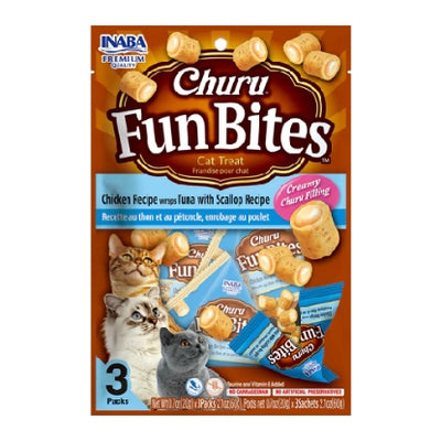 Churu Fun Bites Chicken Recipe Wraps Tuna With Scallop Recipe INABA