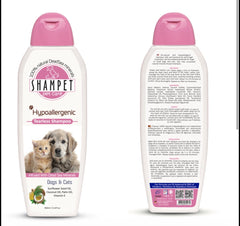 Shampet Dogs & Cats Hypoallergenic 350 ml مضاد للحساسية والبكتريا والفطريات وخالي من العطور