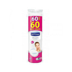 SEPTONA COTTON PADS FACE ROUND 60+60