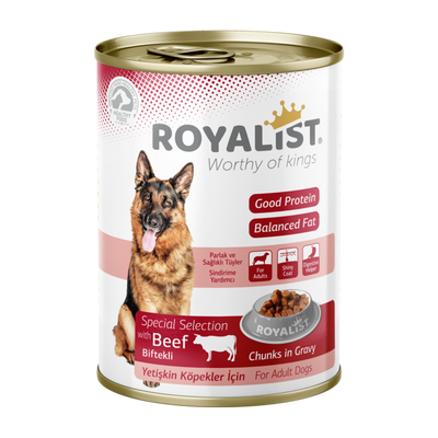 royalist wet food 400g beef