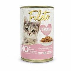 Fileto gravy chunks 400g kitten معلب قطع بالمرق للقطط الصغيرة