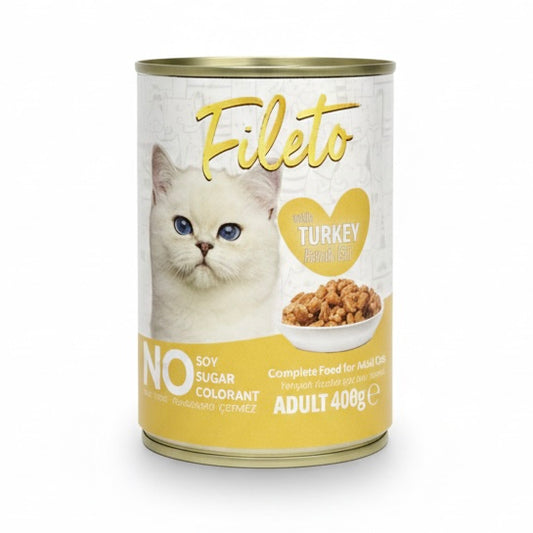 Fileto gravy chunks 400g turkey معلب قطع بالمرق بنكهة التيركي