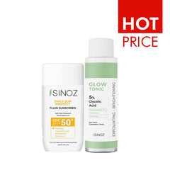 Sinoz glow tonic 200 ml + Daily Sun Protect Fluid Sunscreen SPF 50+ 50 ml