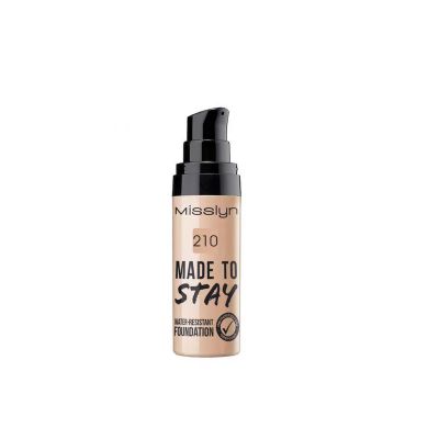 MISSLYN MADE TO STAY WATER -RESISTANT FOUNDATION 210