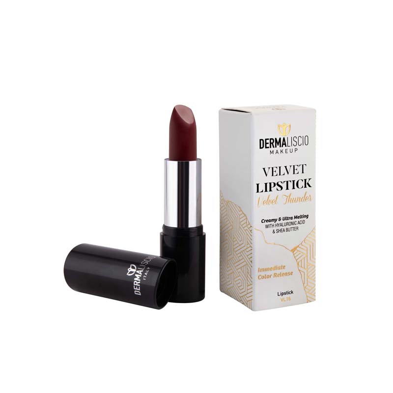 Dermaliscio Velvet Lipstick Velvet Thunder VL16
