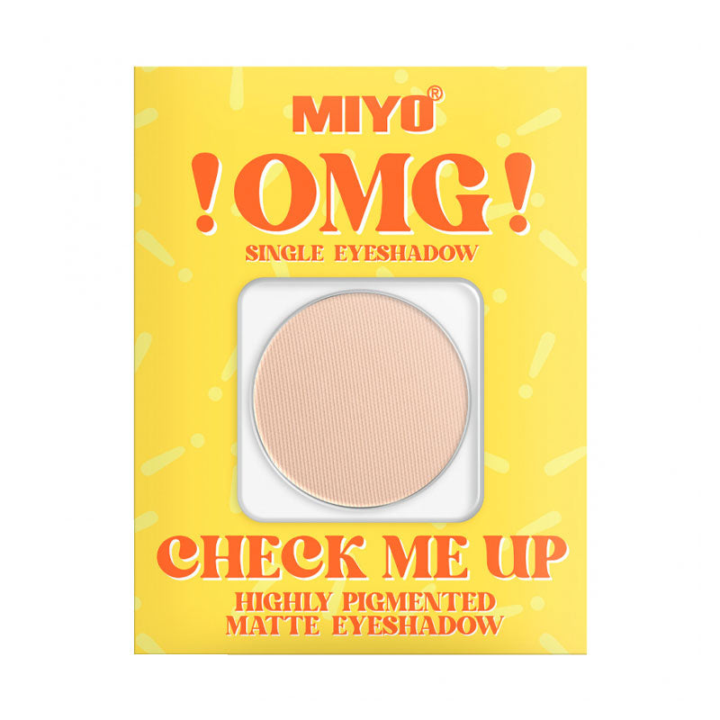 Miyo OMG! CHECK ME UP HIGHLY PIGMENTED MATTE EYESHADOW NO 02 Pudding