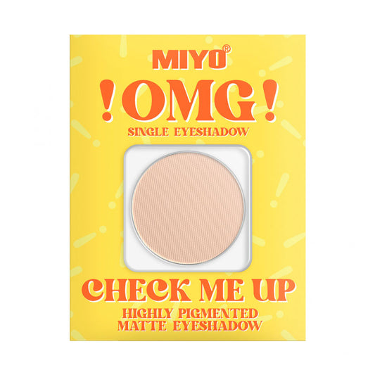 Miyo OMG! CHECK ME UP HIGHLY PIGMENTED MATTE EYESHADOW NO 02 Pudding