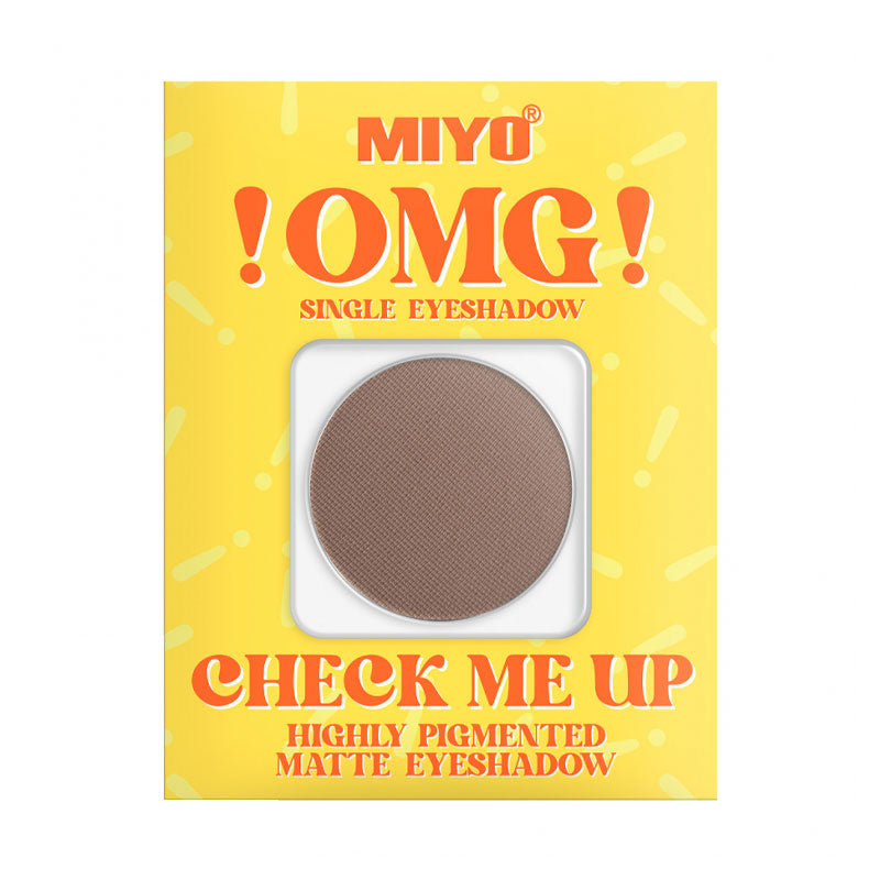 Miyo OMG! CHECK ME UP HIGHLY PIGMENTED MATTE EYESHADOW NO 14 Brownie