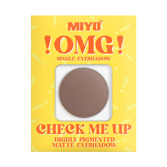 Miyo OMG! CHECK ME UP HIGHLY PIGMENTED MATTE EYESHADOW NO 14 Brownie