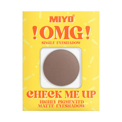 Miyo OMG! CHECK ME UP HIGHLY PIGMENTED MATTE EYESHADOW NO 14 Brownie