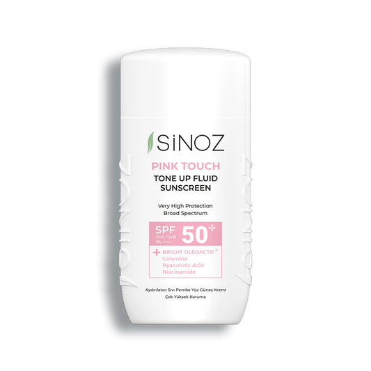 Sinoz Pink Touch Tone Up Fluid Sunscreen SPF50 50ml+