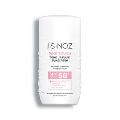 Sinoz Pink Touch Tone Up Fluid Sunscreen SPF50 50ml+