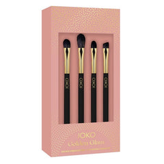 JOKO Golden Glam – eye make up brush set 4 pcs