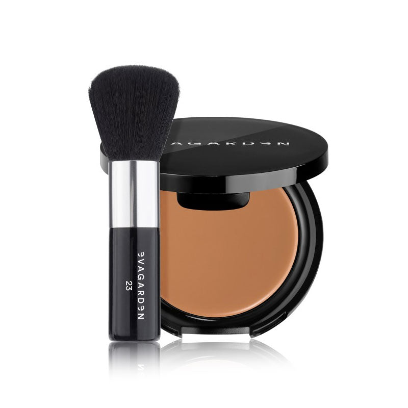 EVAGARDEN PROMO KIT UNIBRONZER SPF50 Warm Sun 924 + Brush 23