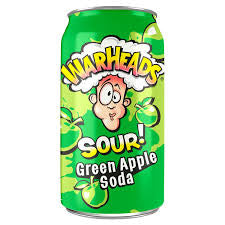 WarHeads Sour Green Apple Soda 330 ml