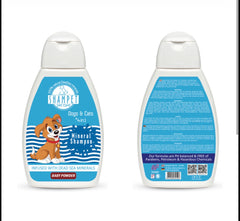Shampet Dogs & Cats 4in1 baby powder 250 ml لتقليل تساقط الشعر واعطاء لمعان وإزالة الروائح بنكهة بيبي باودر