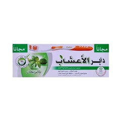 معجون أسنان دابر هيربل أسنان +فرشاة – بالريحان 150 مل
