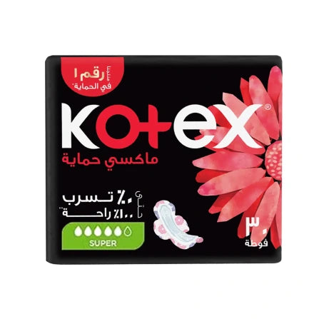 فوط نسائية كوتكس ماكسي سوبر 30 فوطة