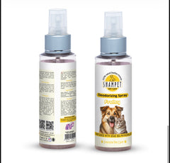 Shampet Dogs & Cats Deodorizing Spray fruity 100ml عطر حيوانات ومزيل رائحة بنكهة الفواكه