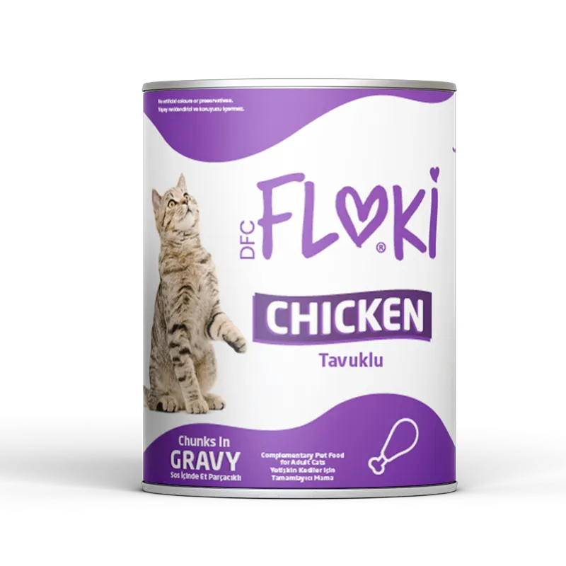 FLOKI With chicken معلب بالمرق بنكهة الدجاج