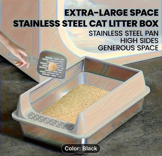 لتربوكس ستالس حجم كبير 60*40 مع مجرود صحي ومضاد للصدء والبكتيرياء