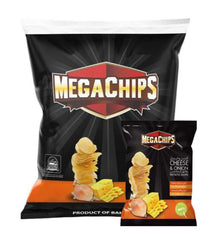 MEGACHIPS شبس بنكهة الجبنة والبصل 22 /PIECES ٢٢ / حبة