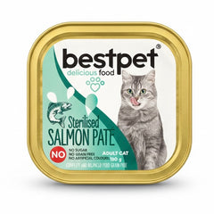 Bestpet pate 100g salmon معلب مطحون بنكهة السالمون