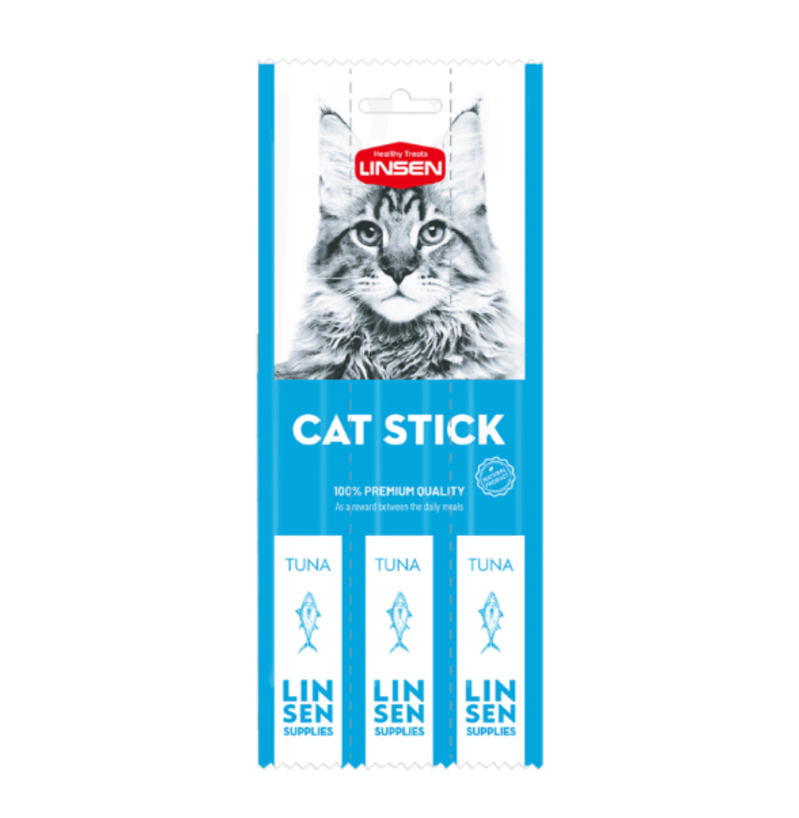 LINSEN Tuna Treats Sticks مكافآت بنكهة التونة