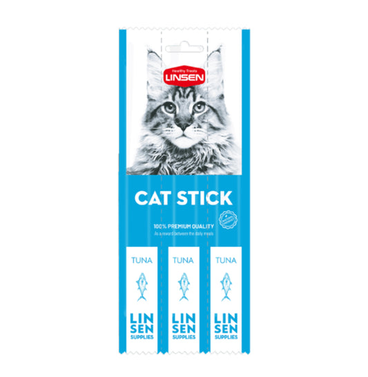 LINSEN Tuna Treats Sticks مكافآت بنكهة التونة