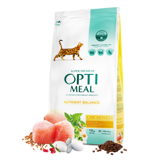 Opti meal Adult Cats Chicken 10kg