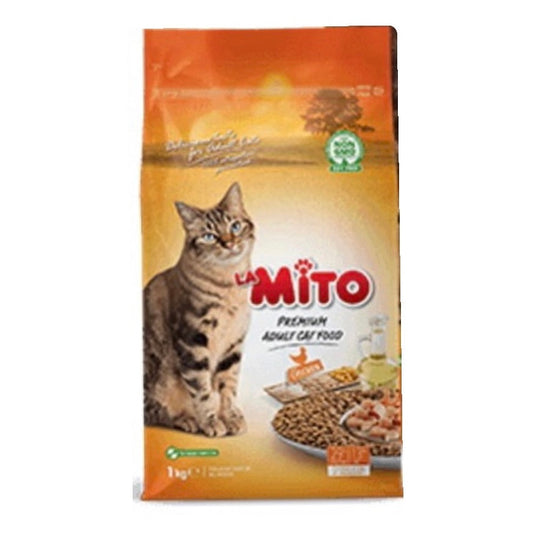 Mito adult chicken 1 KG للقطط البالغة بنكهة الدجاج