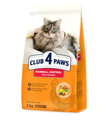 Clup 4 paws hairball control chicken 2 kg