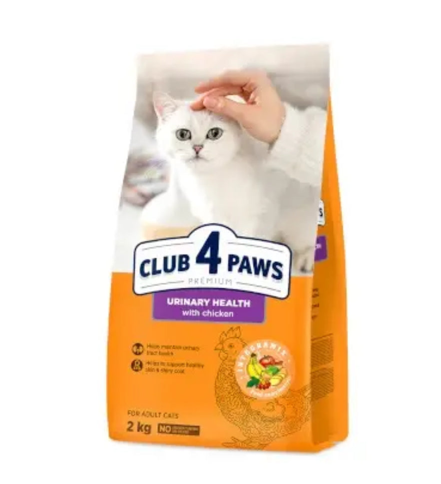 Clup 4 paws urinary health chicken 2 kg