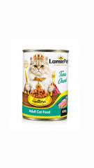 LAMIRPET 400g With Tuna معلب بنكهة التونة للقطط البالغة