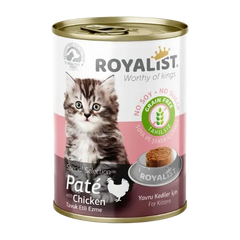 Royalist pate kitten 400g chicken معلب مطحون بنكهة الدجاج
