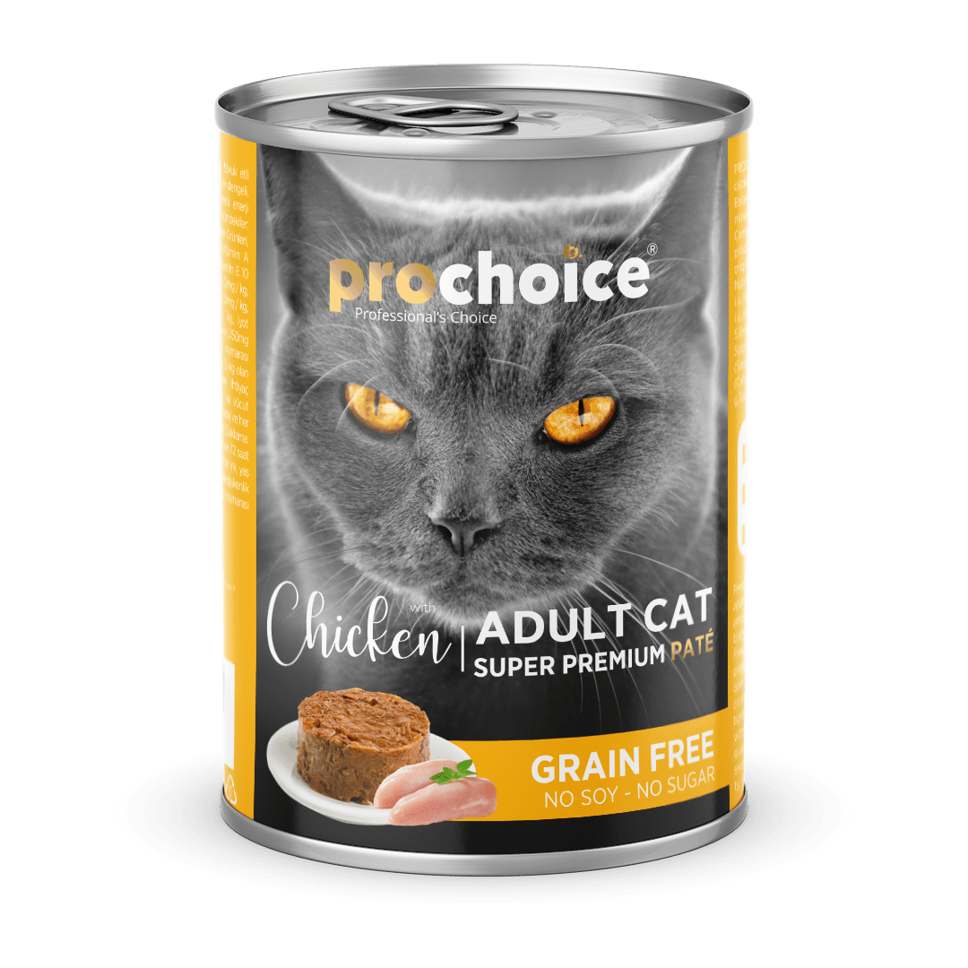 Prochoice pate 400g chicken معلب مطحون بنكهة الدجاج