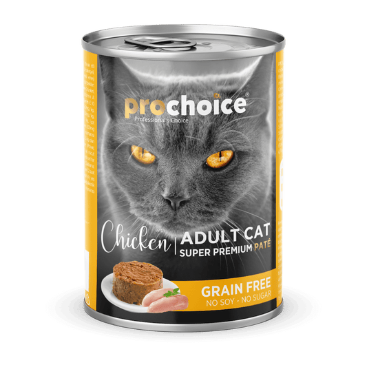 Prochoice pate 400g chicken معلب مطحون بنكهة الدجاج