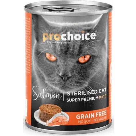 Prochoice pate 400g salmon معلب مطحون بنكهة السالمون