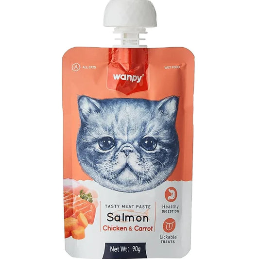 Wanpy treat salmon 90g مكافآت