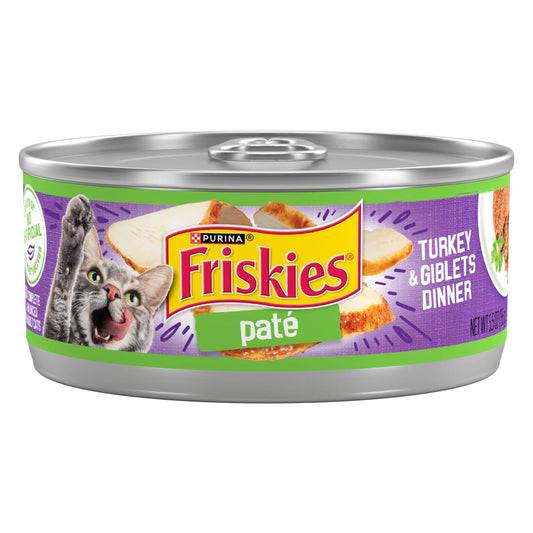 Friskies Turkey and Giblets Flavor Pate Wet food 156G مطحون