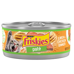 Friskies Liver & Chicken dinner Flavor Pate Wet food 156G مطحون