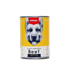 Wanpy Holistic Formulation Beef and Vegetable 375g معلب للكلاب بنكهة اللحمة والخضروات