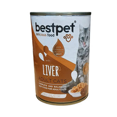 Bestpet gravy chunks 400g liver معلب قطع بالمرق بنكهة الكبدة