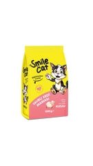 SMILE CATFOOD 1Kg With LAMB For KITTENS طعام جاف للقطط الصغيرة بنكهة اللحم