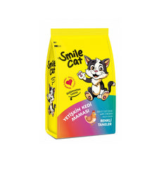 SMILE CATFOOD 1Kg With CHICKEN For ADULTS طعام جاف للقطط الكبيرة بنكهة الدجاج