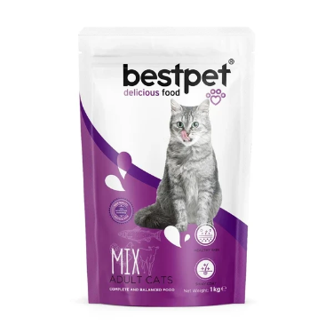 Bestpet With Chicken Adult Cats Dry Food 1KG