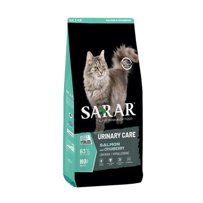 SARAR 15kg Cat Food Urinary Care with Salmon & Cranberry